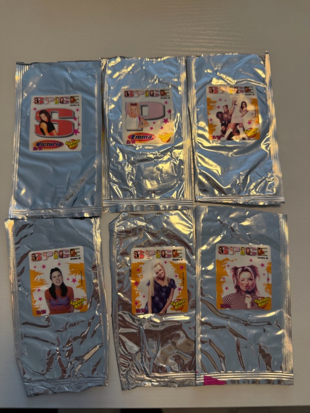 Spice Girls Chupa Chups Fantasy Ball Stickers